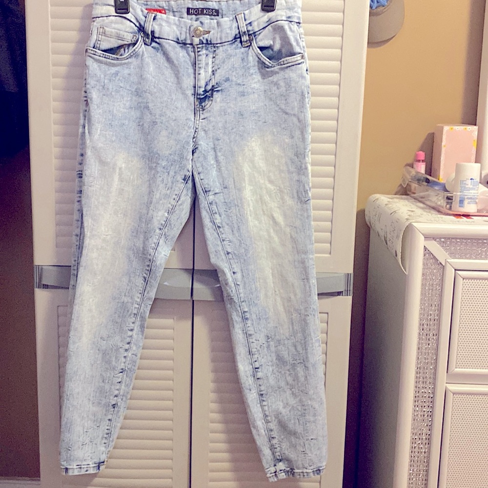 Hot kiss skin mid rise skinny ankle 14